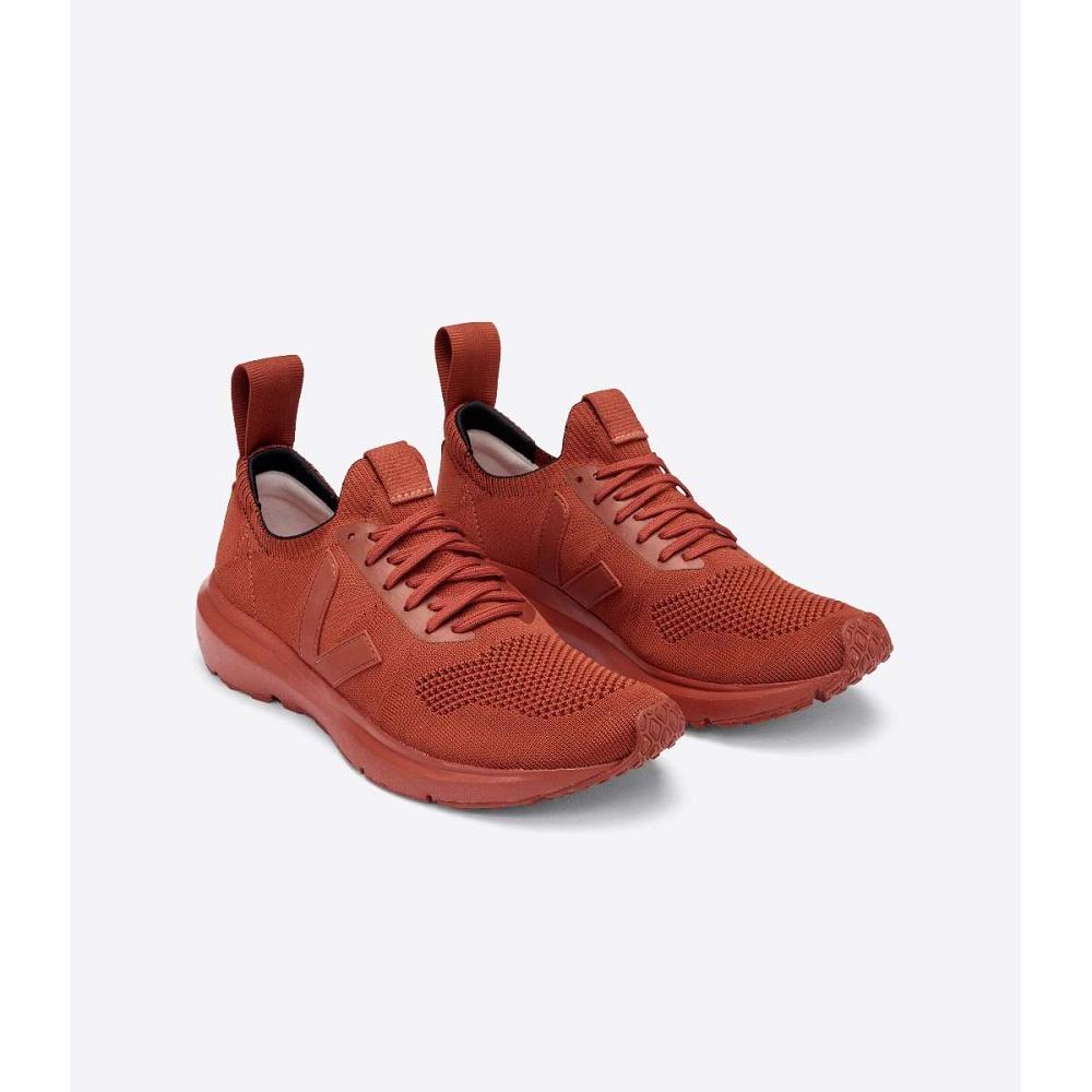 Veja V-KNIT RICK OWENS Men's Shoes Red | NZ 287SGL